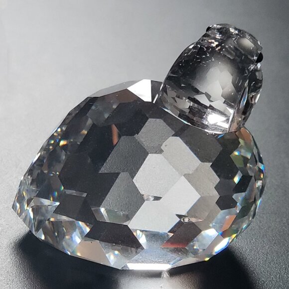 Rare var. 1 vtg Swarovski Partridge Quail Bird Crystal Figurine 014468 Variation - Picture 1 of 9